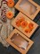 36 Packs Auto-pop up Kraft Cookie Boxes for Gift Giving 8x5.3x2 inch Brown Treat Box with Window One Second Folding Bakery Box for Donuts Candies and Biscuit